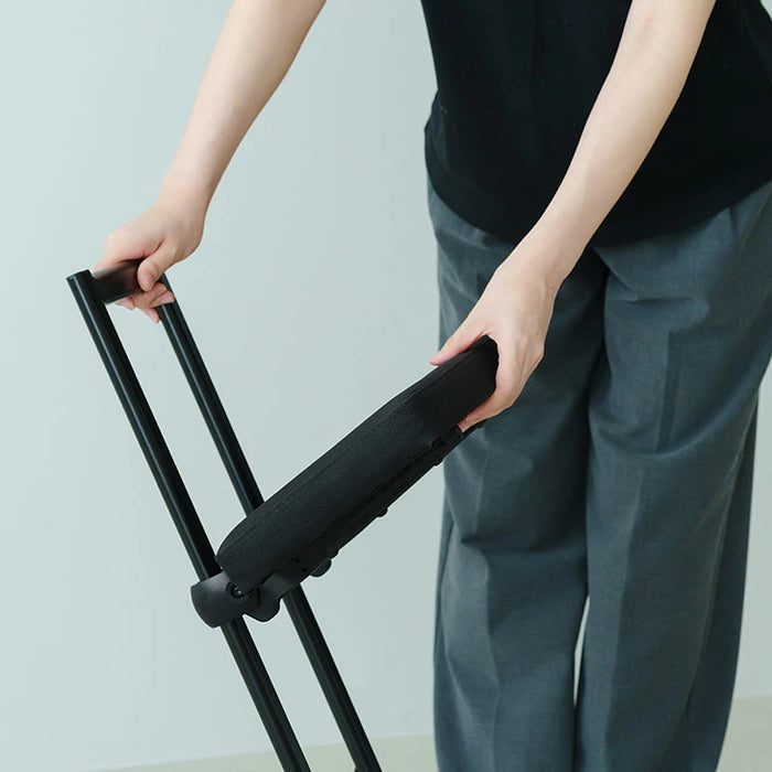 高さ無段階調節 折りたたみチェア 完成品 折りたたみ コンパクト チェア 高さ調節〔2511007500〕