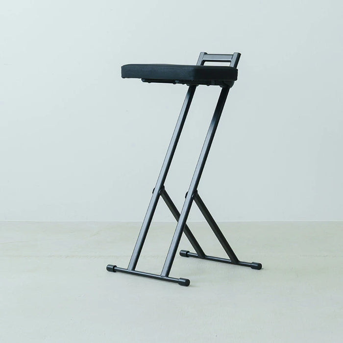 高さ無段階調節 折りたたみチェア 完成品 折りたたみ コンパクト チェア 高さ調節〔2511007500〕