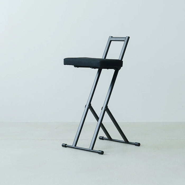 高さ無段階調節 折りたたみチェア 完成品 折りたたみ コンパクト チェア 高さ調節〔2511007500〕