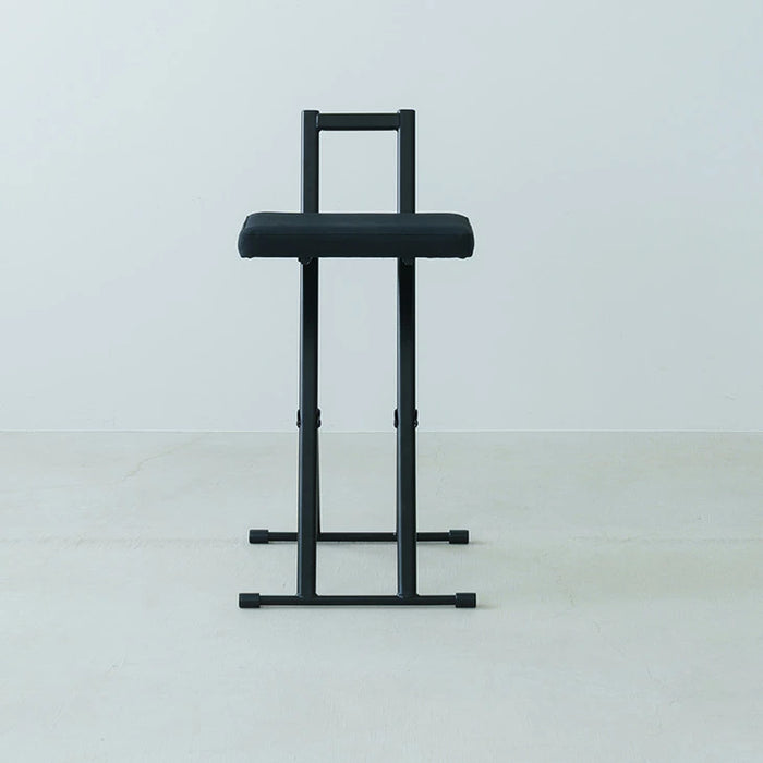 高さ無段階調節 折りたたみチェア 完成品 折りたたみ コンパクト チェア 高さ調節〔2511007500〕