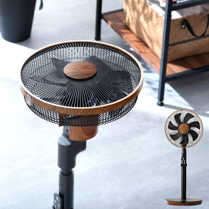 ☆目玉アイテム☆羽根径35㎝で風量UP！木目調扇風機 DCモーター