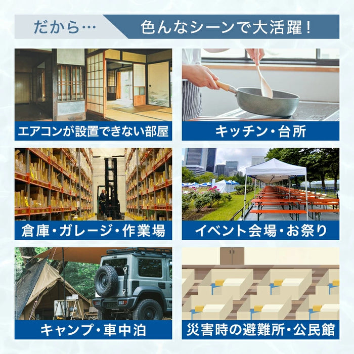 【新発売記念プライス】木目調 スポットクーラー 2.8kw テラス窓パネル付 移動式 ノンドレン 窓パネル4枚 工事不要〔25800163〕