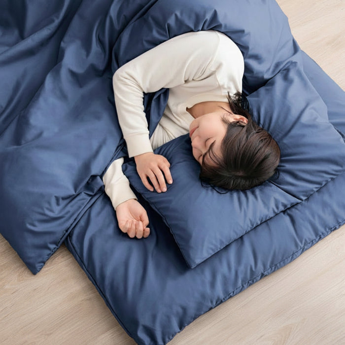 【アウトレット キャンセル戻り品】[セミダブル] 布団7点セット 増量1.8kg 掛け布団 固綿入り 三層敷布団 抗菌・防臭・防カビ加工〔2670001429out・out2757〕