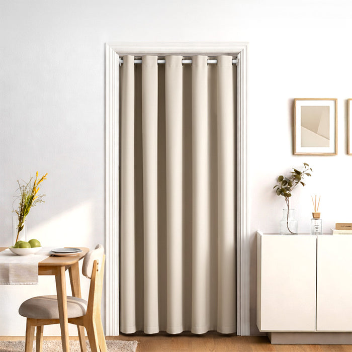 [幅120×丈200cm] 間仕切りカーテン 遮光 1級 2級 洗える UVカット 保温 遮熱 節電 無地 シンプル〔86500133〕