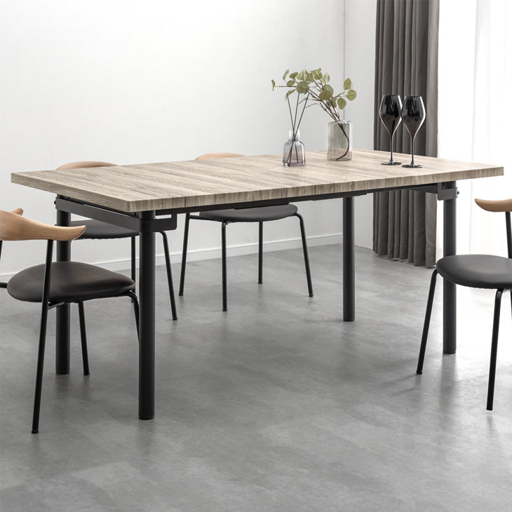 ◎希少 北欧 伸長式 ダイニングテーブル エクステンション デンマーク