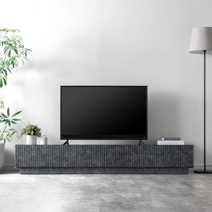 ［幅180cm］テレビ台  国産 完成品 収納 ローボード テレビボード TV台 木目調 石目調 大川家具【超大型商品】〔20010015〕