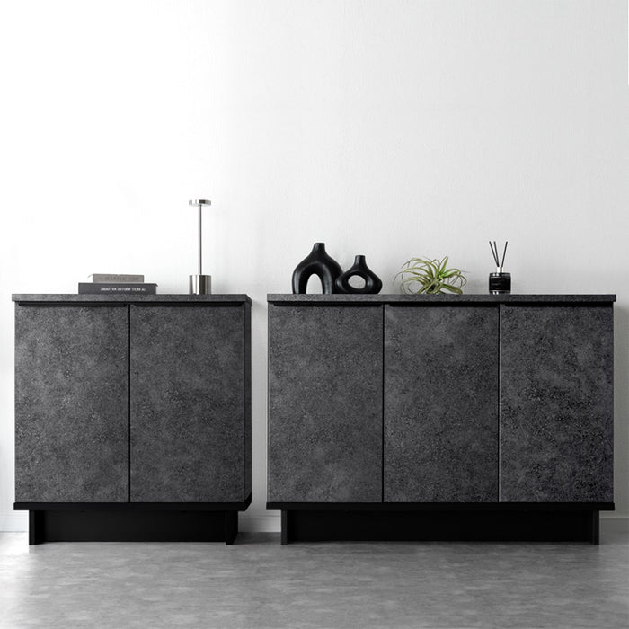 ［幅80cm］ サイドボード 国産 扉付き 収納棚 木製 キャビネット【超大型商品】〔24900117〕