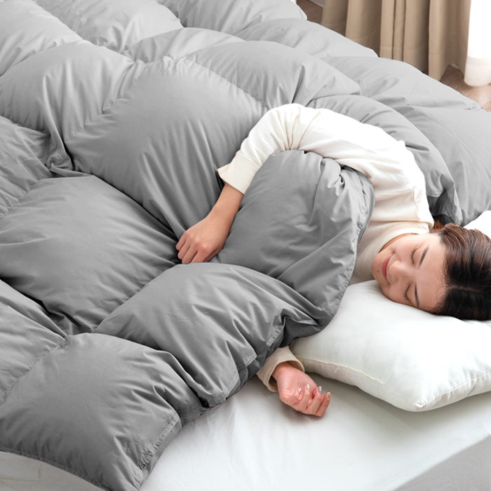 タンスのゲン 羽毛布団 シングル　W防ダニ ダウン90％ 充填量1.0kg Amazon｜タンスのゲン 羽毛布団 シングル【コインランドリーで洗える