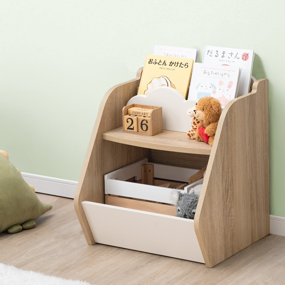 木製ダイニングチェア②ホワイト シャビー マガジンラック 幅45cm