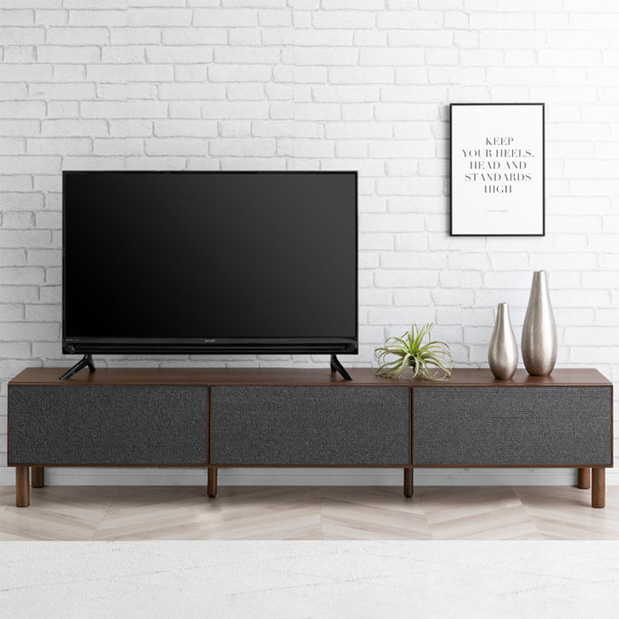 テレビ台 180cm ローボード 完成品 北欧 木製【超大型商品】〔71020122〕