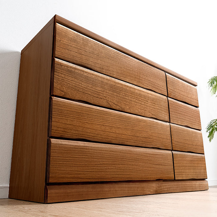 幅120］国産 タンス 完成品 桐 チェスト 木製 大容量 4段 大川家具