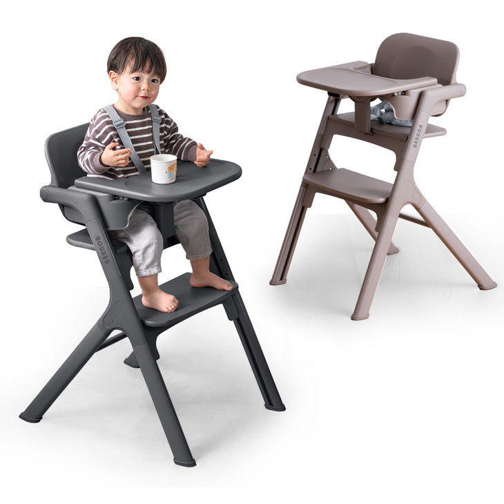ベビーチェア ワンタッチ調節 折りたたみ 7段階高さ調整 テーブル付き