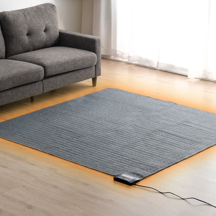 2畳用］ホットカーペット 単品 168×168㎝ 8時間自動切タイマー 防ダニ