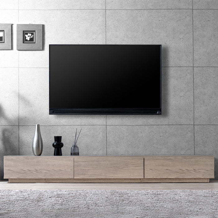 ［幅210］【新発売記念プライス】テレビ台 ローボード 国産 完成品 モルタル調 テレビラック 収納 日本製【超大型商品】〔33010066〕