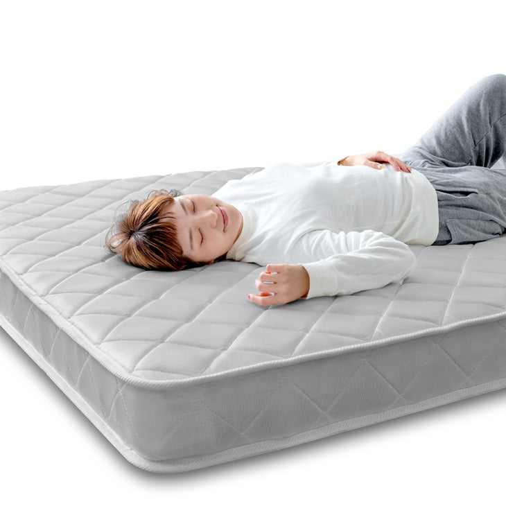 ダブル］マットレス ポケットコイル 厚み14cm 薄型 柔らかめ ベッド