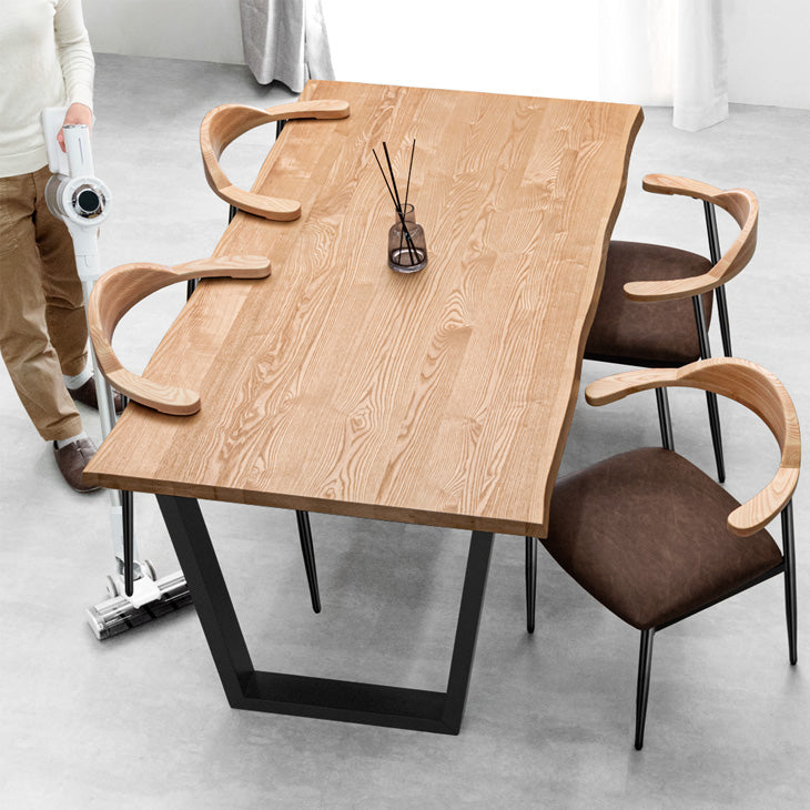在庫一掃セール！大人気4人用ダイニングセットチェア付き5点セット　BROWN ダイニングテーブルセット 5点セット 4人用 伸縮 伸長式 北欧