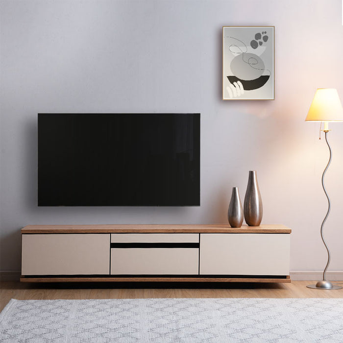 テレビ台 150cm 完成品 日本製 ロータイプ 木目調 レザー調 収納