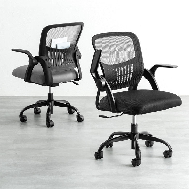 オフィスチェア ロッキング機能 肘付き メッシュ キャスター