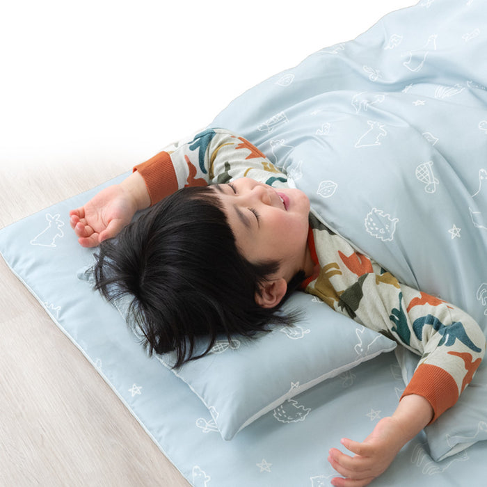 洗濯機で全部洗える お昼寝布団 7点セット 70×120 ネームタグ付き