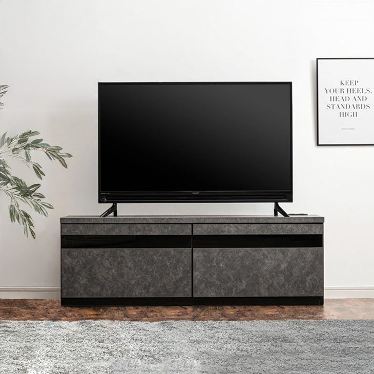 【美品、送料込み】ナチュラル木製テレビ台 引き出し付き テレビボード テレビ台 木製 ブラウン 幅150cm [91386]【 引出し