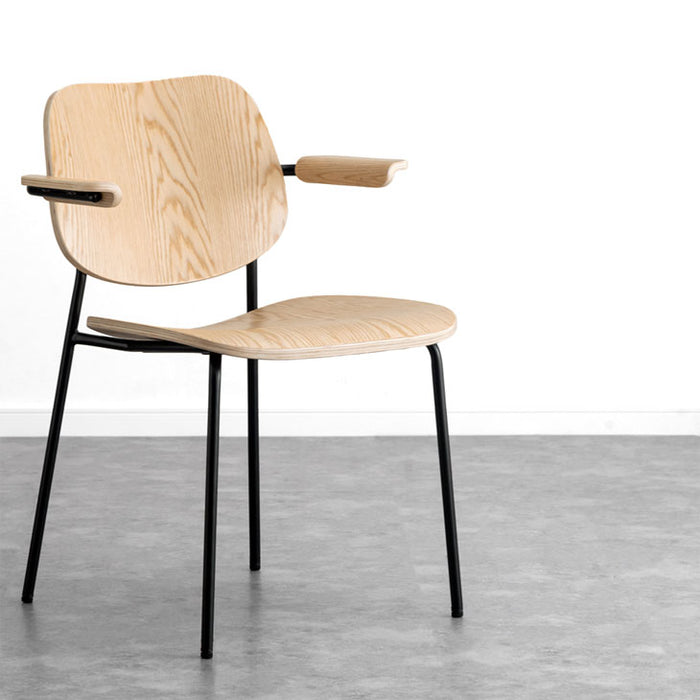 単脚］ お掃除ロボ対応 肘付き ダイニングチェアハンギング チェア