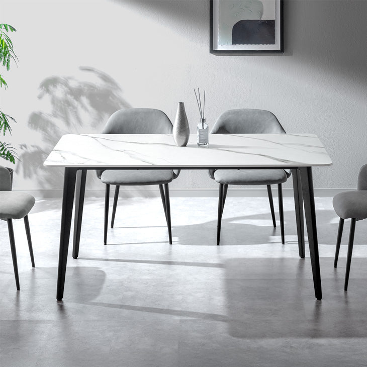 ダイニングテーブル 幅110cm 4人掛け 単品 ストーン×ブラック 組立品 楽天市場】ダイニングテーブル 幅110cm 4人掛け 単品 ストーン