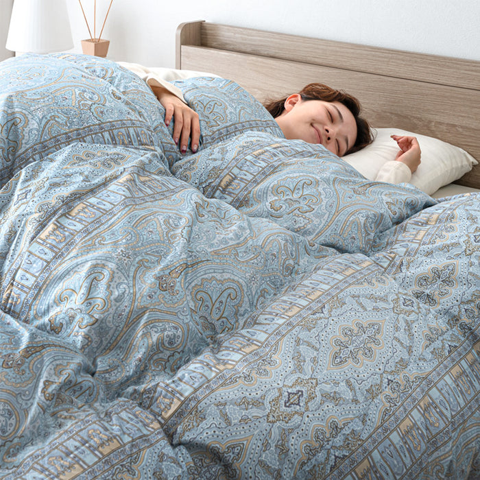 羽毛布団 セミダブル ホワイトグースダウン93% 二層立体キルト クリアランス】[セミダブル] 大増量1.6kg 羽毛布団 ホワイトグース