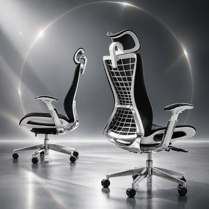 中丸　椅子 マジシャンチェア MAGICIAN CHAIR 多機能チェア メッシュ 4Dアーム