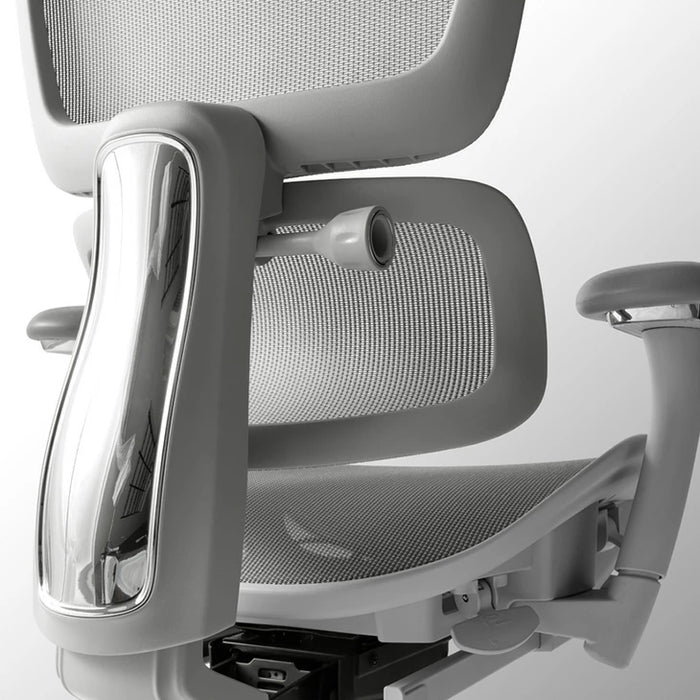 高機能 オフィスチェア 座面スライド ランバーサポート ロッキング 3Dアーム メッシュ デスクチェア〔31500060〕