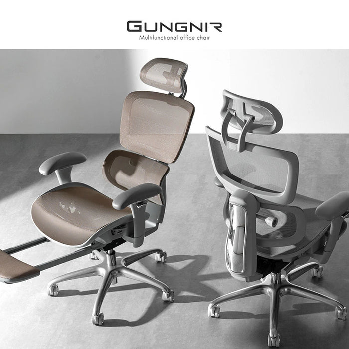 高機能 オフィスチェア 座面スライド ランバーサポート ロッキング 3Dアーム メッシュ デスクチェア〔31500060〕