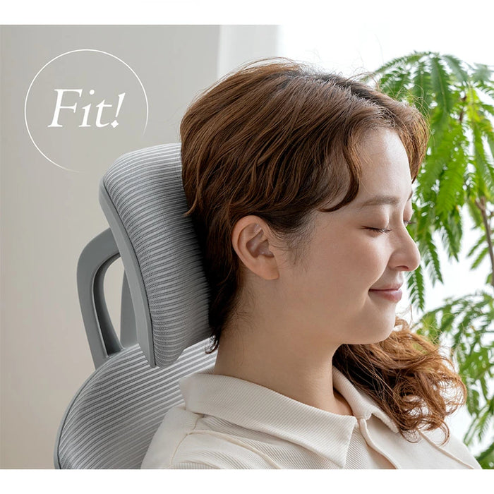 オフィスチェア フットレスト付き リクライニング 肘付き ランバークッション オールメッシュ〔31500062〕