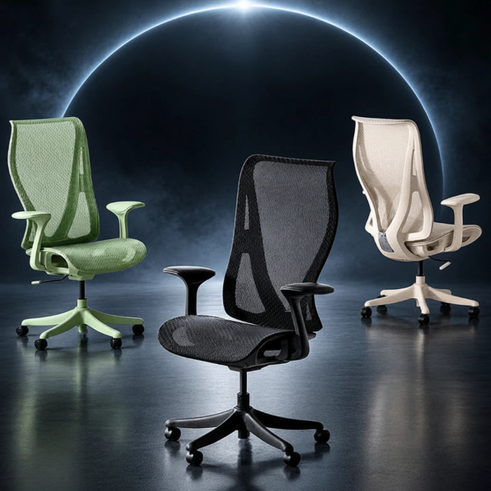 MAGICIAN CHAIR マジシャンチェア フィスチェア ハイバック メッシュ 肘付き〔31500070〕