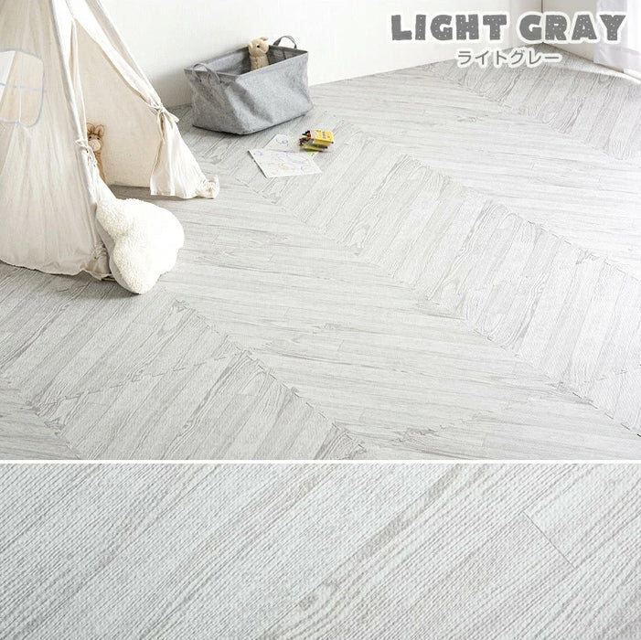 ［6畳用］木目調 ジョイントマット 32枚 大判59cm 抗菌 防臭 防音 洗える 床暖房対応〔31800024〕