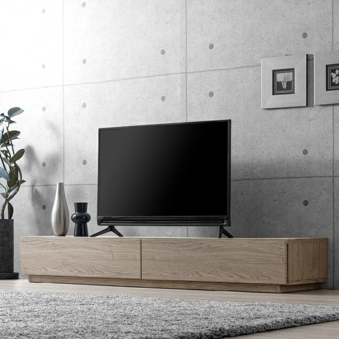 幅180］テレビ台 ローボード 国産 完成品 モルタル調 テレビラック