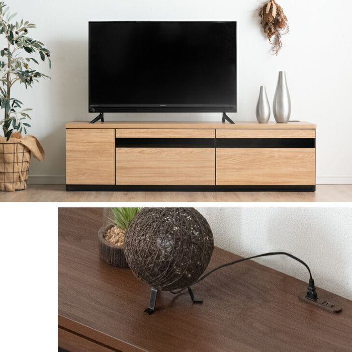 ［幅150cm］ テレビ台 国産 完成品 ローボード 木製〔33010076〕