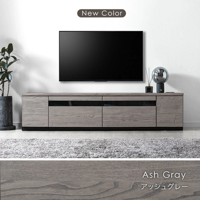 ［幅180cm］テレビ台 完成品 国産 コンセント付 引出し収納 大川家具 木製 テレビボード【超大型商品】〔33010077〕