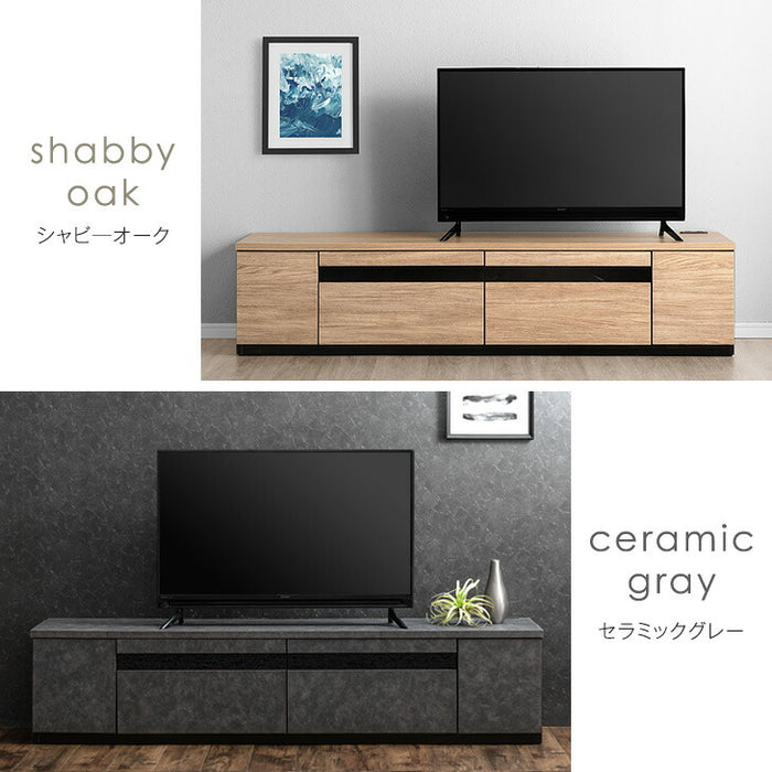 ［幅180cm］ 完成品 テレビ台 ロータイプ 収納 日本製【超大型商品】〔33010077〕