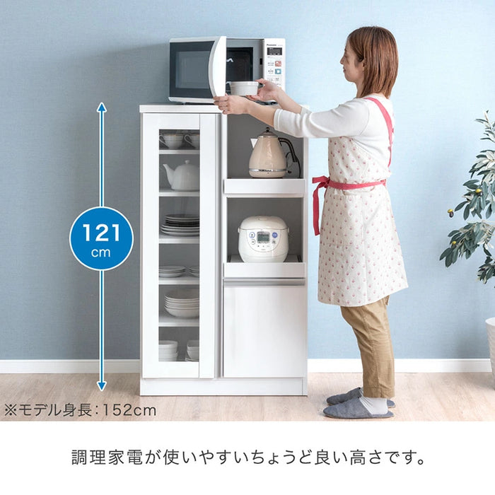 幅70］国産 レンジボード 完成品 食器棚 カウンター キッチン収納