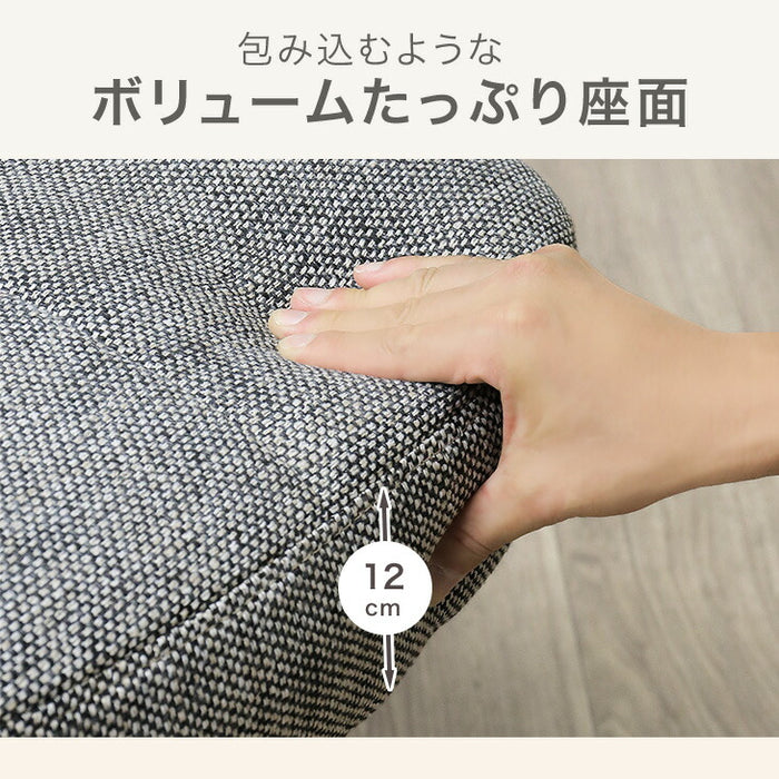 快適＆高耐久 ポケットコイル オフィスチェア 取っ手付 デスクチェア キャスター付 事務椅子〔33030005〕