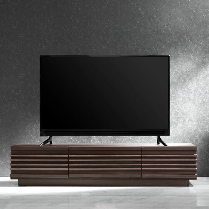 幅120cm アルダー無垢 国産 完成品 テレビ台 ロータイプ *ダリア-TG* 〔38700007〕