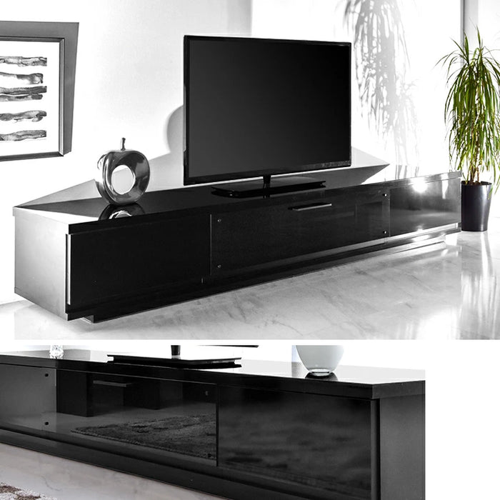 幅210cm 国産 完成品 テレビ台 ロータイプ *GOD-TG*【搬入設置込み】【超大型商品】 〔38700010〕