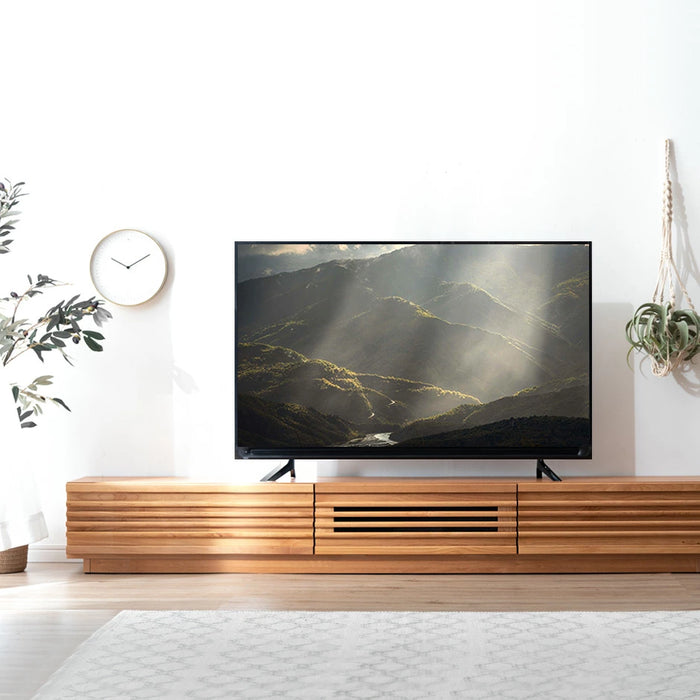 ［幅210cm］ アルダー無垢 国産 完成品 テレビ台 ロータイプ *ダリア-TG*【搬入設置込み】【超大型商品】 〔38700011〕