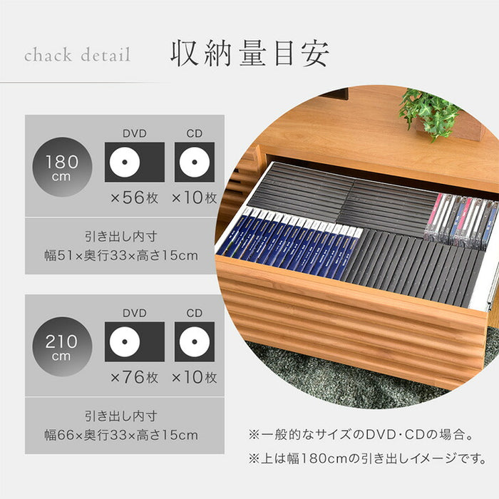 ［幅180］テレビ台 フロート 壁掛け フロートボード 完成品 国産 大川家具 スライドレール 引き出し モダン おしゃれ〔38700024〕