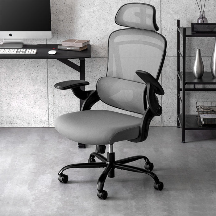オフィスチェア ランバーサポート付 ロッキング ヘッドレスト