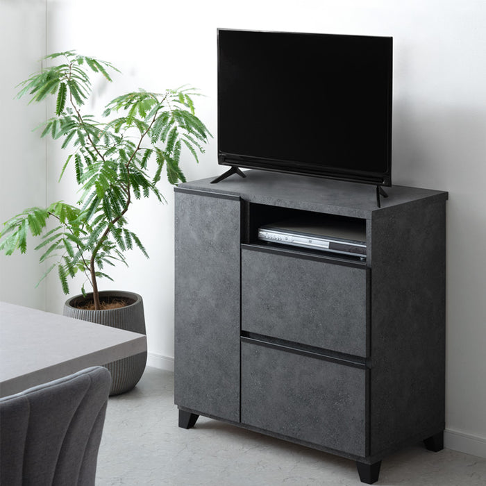 ［幅80cm］ ハイタイプ テレビ台 国産 完成品 *ピタゴラス-TG*【超大型商品】〔24900015〕