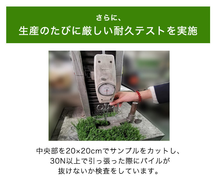 [54枚セット] 人工芝 芝生 4.8平米用 ジョイント式 タイプ リアル 芝丈25mm〔42300009〕