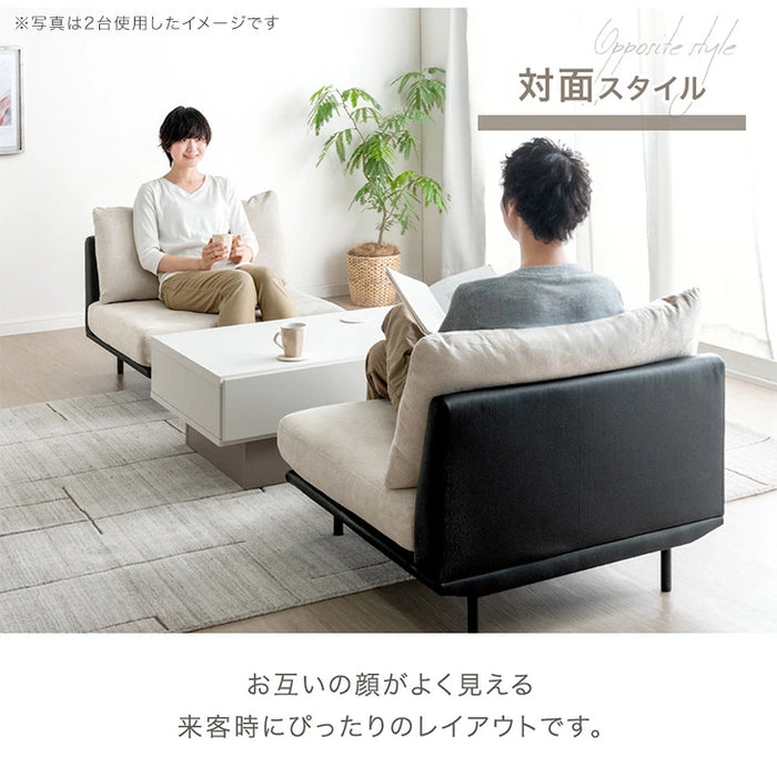 moda en casaモジュールソファ1人掛けローソファ カバー洗濯可北欧風④ 洗える カバーリング ソファ ユニットソファ 一人掛け フロアソファ