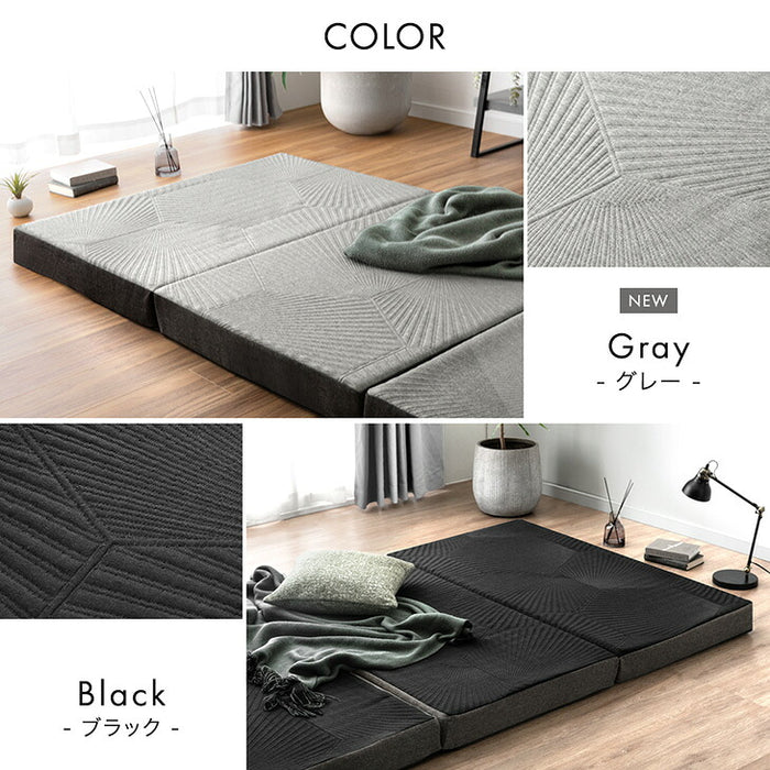 ダブル］Goo3D《グッスリード》マットレス 三つ折り 10cm スーパー