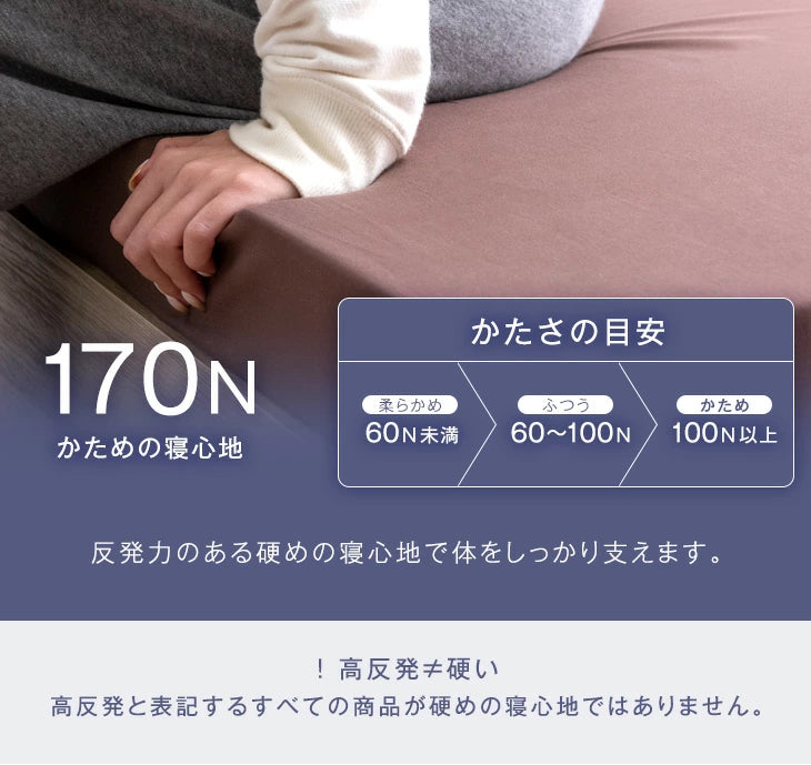 ［クイーン］3段階高さ調節 ベッド マットレス付き 天然木 すのこベッド 高反発 三つ折り ベッドフレーム ローベッド 高さ調整 収納 硬め 北欧〔49611148〕