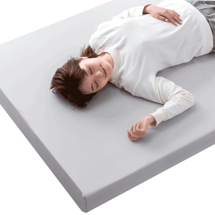 シングル] 「純」 高反発 マットレス 厚さ8cm 収納バンド付 170N 超低